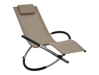 vidaXL Kinderligbed Staal Taupe - 40% Korting!