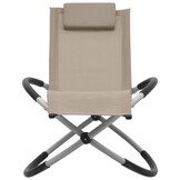 vidaXL Kinderligbed Staal Taupe - 40% Korting!