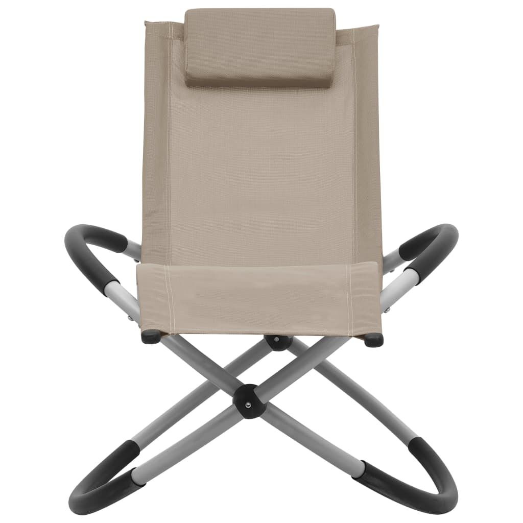vidaXL Kinderligbed Staal Taupe - 40% Korting!