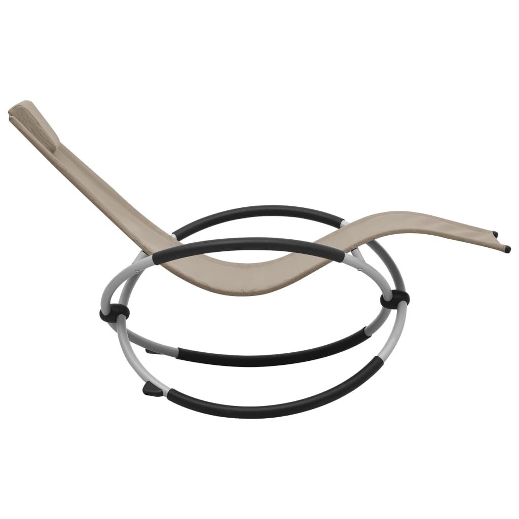 vidaXL Kinderligbed Staal Taupe - 40% Korting!