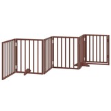 VidaXL Hondenhek Inklapbaar 6 Panelen - 300 cm Bruin (34% Korting)