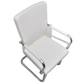 2 Eetkamerstoelen Kunstleer Wit - 72% Korting