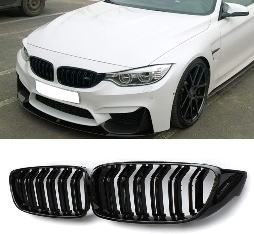 Voorbumper Grille BMW 4 Serie F32/F33/F36 (2014-16) Glanzend Zwart - 41% Korting