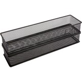 Set van 2 Mesh Lade & Plank Organizers (Zwart) - 45% Korting