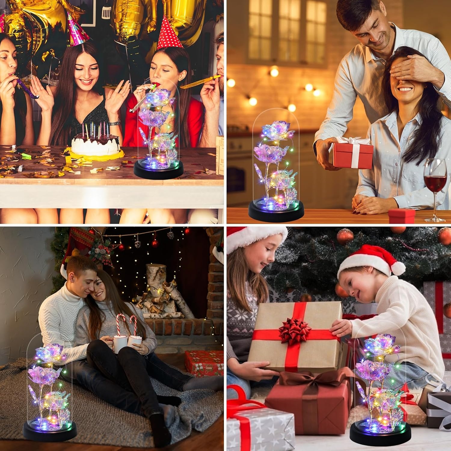 Eeuwige Roos in Glazen Koepel - Cadeau met 32% Korting