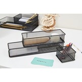 Set van 2 Mesh Lade & Plank Organizers (Zwart) - 45% Korting