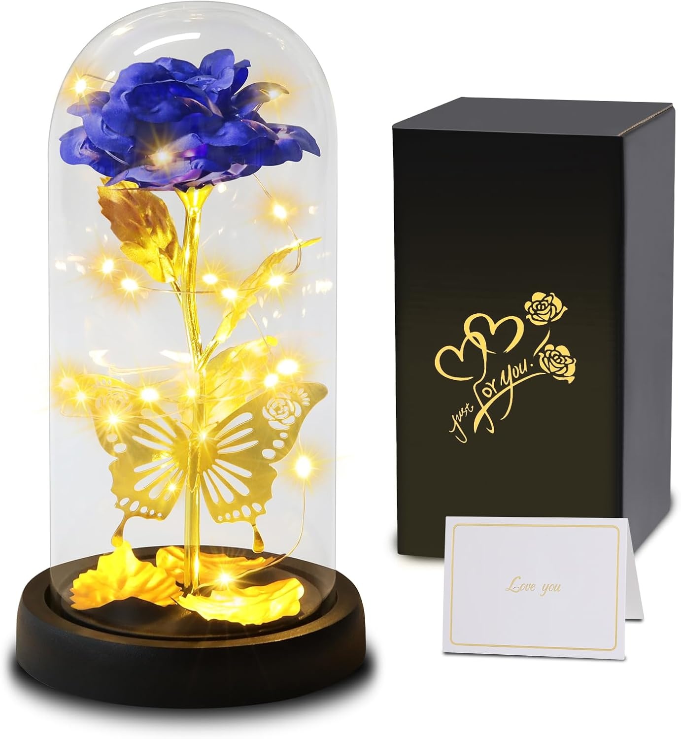 Eeuwige Roos in Glazen Koepel - Cadeau met 32% Korting