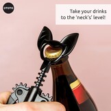 Vleermuis Kurkentrekker & Bieropener - Zwart - 55% Korting!