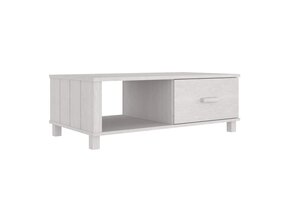 VidaXL Salontafel HAMAR Wit Grenenhout (100x55x35cm) - 42% Korting