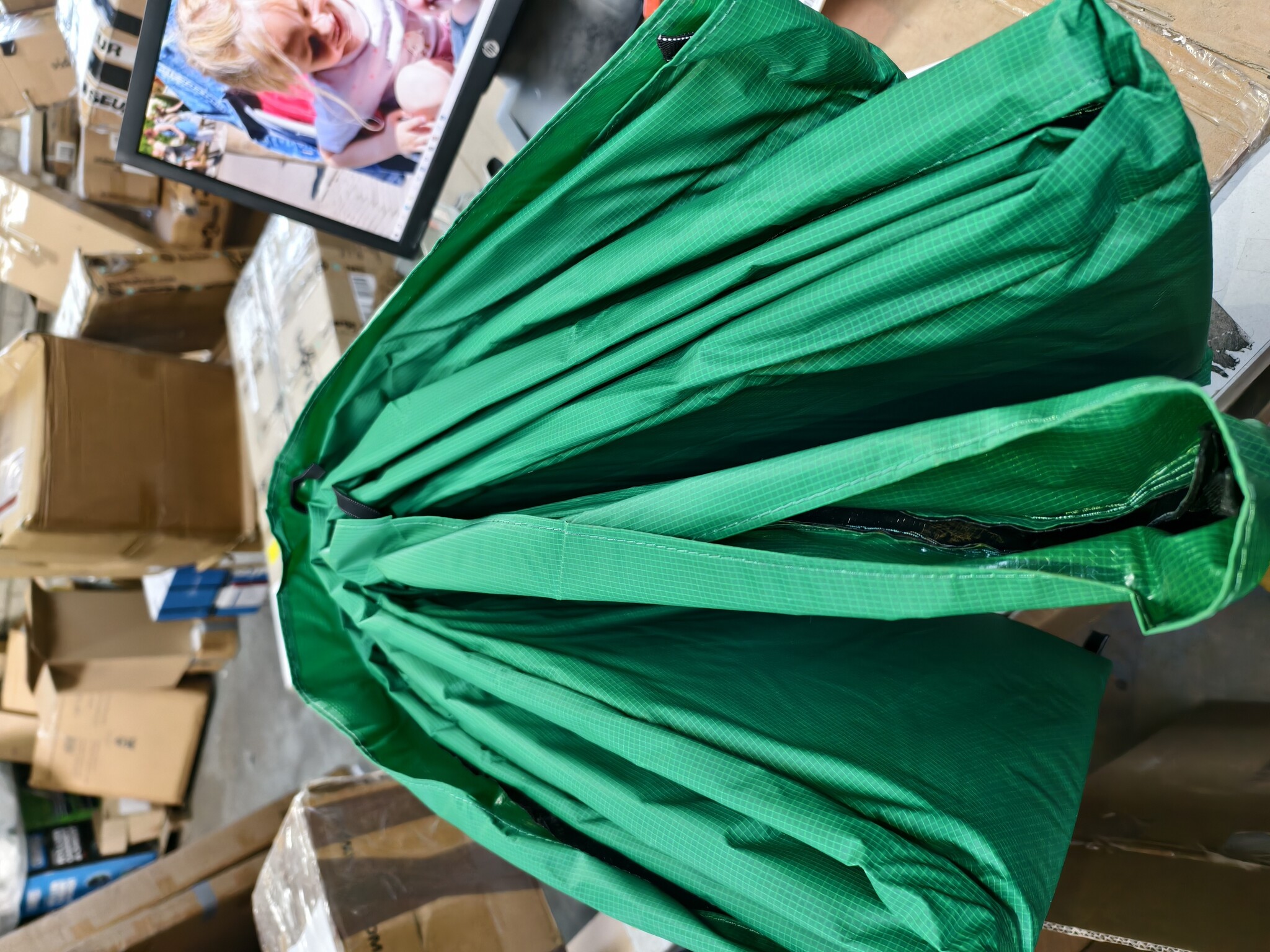 Trampoline Randafdekking Groen 244cm (53% Korting)