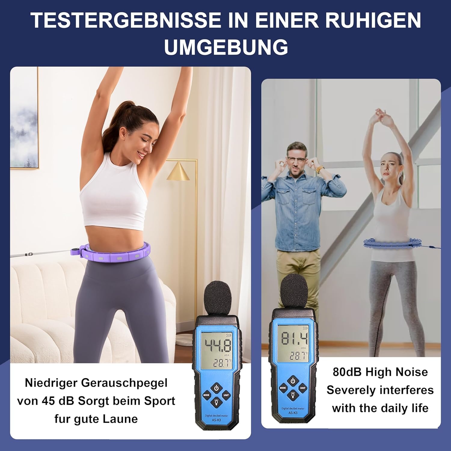 Smart Hoelahoep Paars - 29% Korting | Afvallen & Fitness