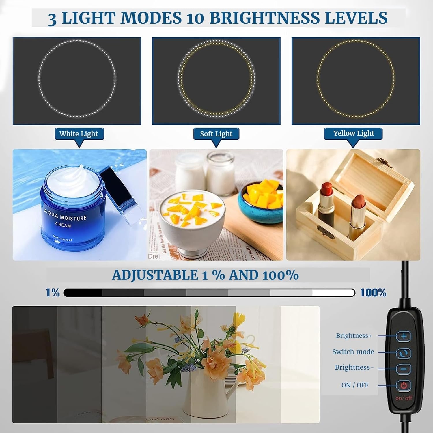 PULUZ Fotostudio Lichtbox 40cm - 3 Kleuren & 160 LED's (34% Korting!)