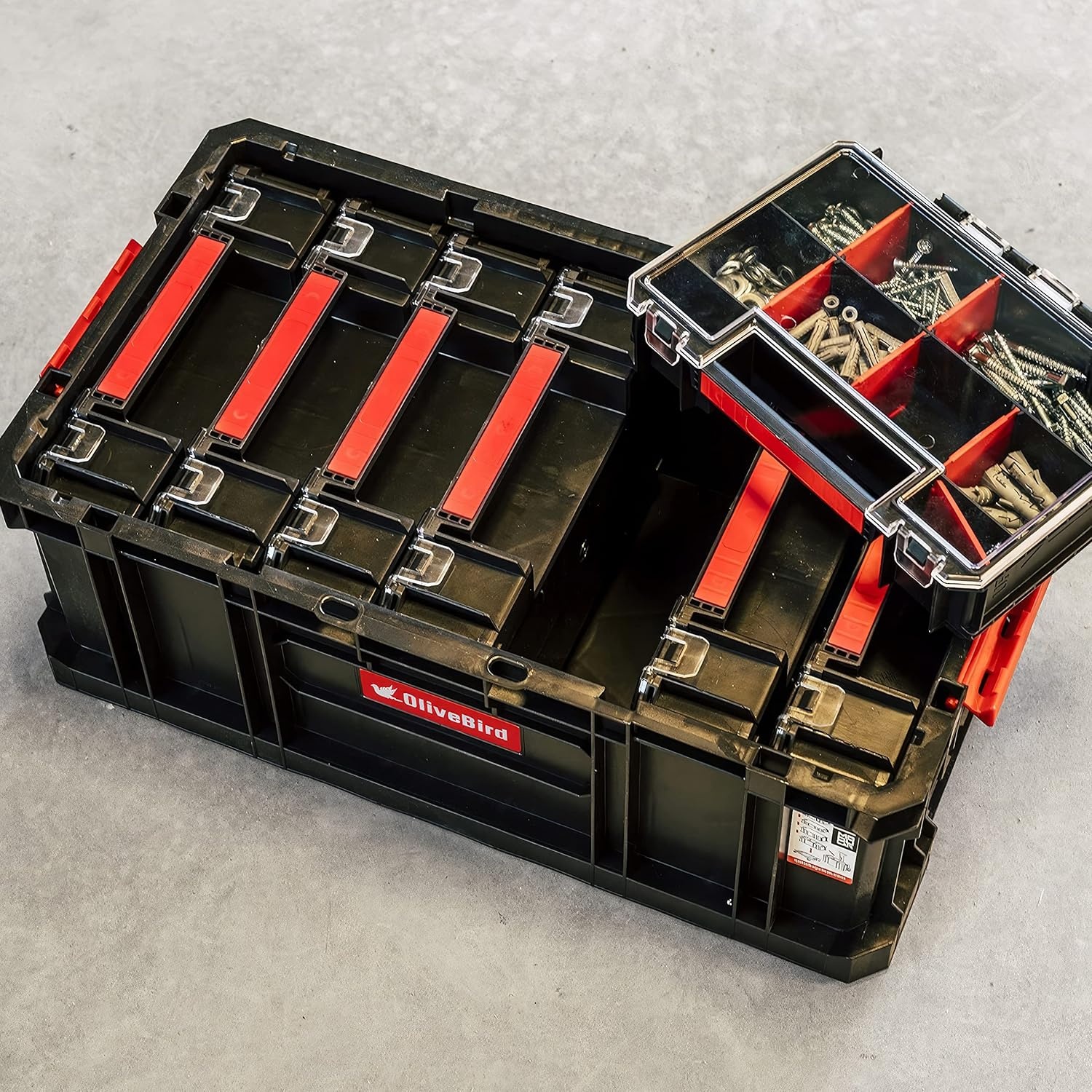 OliveBird Gereedschapskist met 6 Organizers - 29% Korting