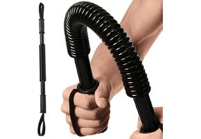 Verstelbare Power Twister Bar Zwart - Krachtige Bovenlichaam Training met 74% Korting