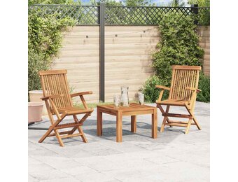 vidaXL Tuinstoelen Inklapbaar Teakhout - 35% Korting