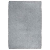 vidaXL Hoogpolig Vloerkleed NAVARRA 200x290 cm Zilvergrijs - 34% Korting!