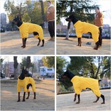 Winddichte Fleece Hondentrui Geel - Maat L - 28% Korting!