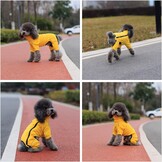 Winddichte Fleece Hondentrui Geel - Maat L - 28% Korting!