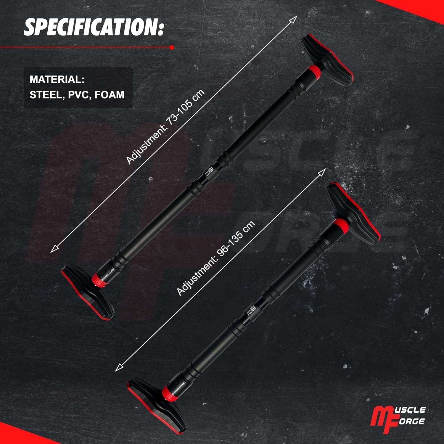 Optrekstang Deurkozijn Verstelbaar - Geen Boren - 29% Korting