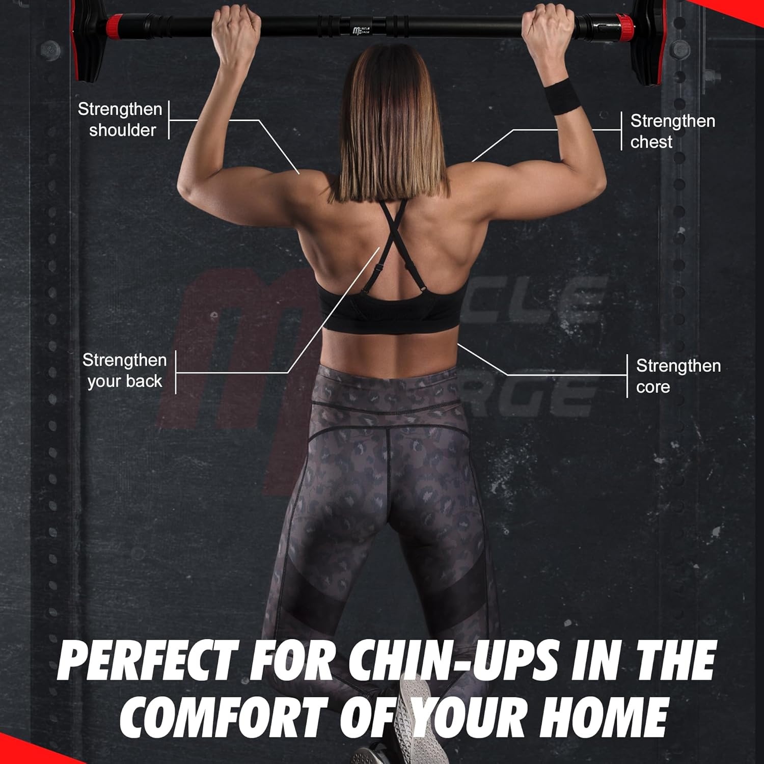 Optrekstang Deurkozijn Verstelbaar - Geen Boren - 29% Korting