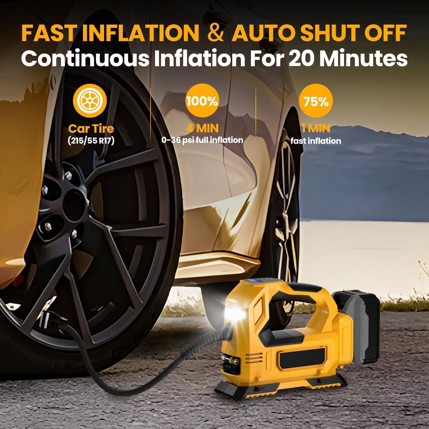 Accu Compressor 18V/12V - Nu met 29% Korting!