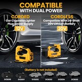 Draagbare Accucompressor (47% Korting) - Auto, Motor, Fiets