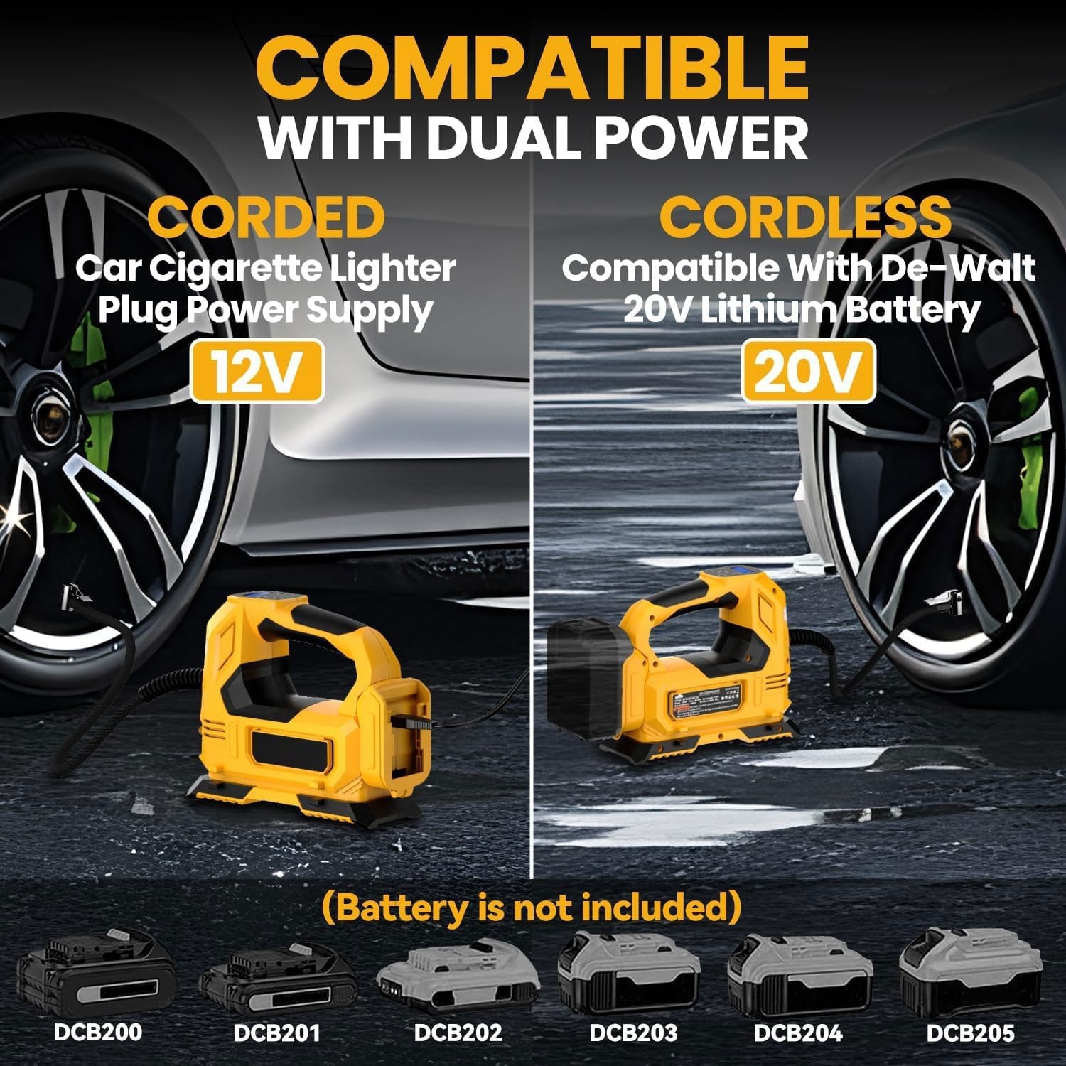 Draagbare Accucompressor (47% Korting) - Auto, Motor, Fiets