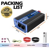 2500W Zuivere Sinus Omvormer 12V-230V | 35% Korting