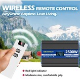 2500W Zuivere Sinus Omvormer 12V-230V | 35% Korting