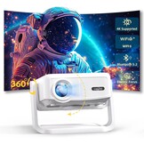 Mini Beamer 1080p Full HD met Wifi 6 & Bluetooth - 59% Korting!