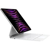 Wit iPad Pro 12.9" Toetsenbordhoes met Touchpad & Achtergrondlicht - 30% Korting
