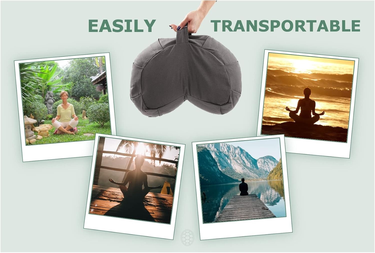 Zafu Meditatiekussen Halvemaan 15cm (29% Korting!)