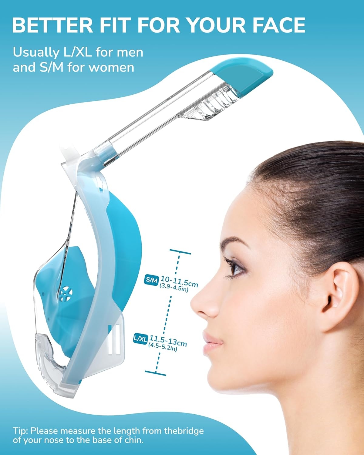 Volgelaatssnorkelmasker met 28% Korting | Breed Zicht & Anti-Condens