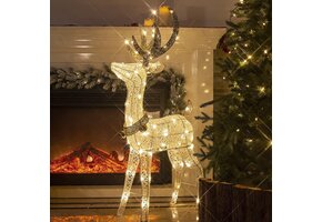 Kerstrendier LED Warmwit 1.2m Goud - 36% Korting