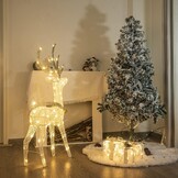 Kerst Rendier Decoratie 1.2m - Warmwit LED - 57% Korting