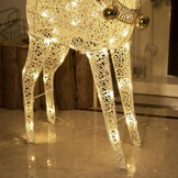 Kerst Rendier Decoratie 1.2m - Warmwit LED - 57% Korting