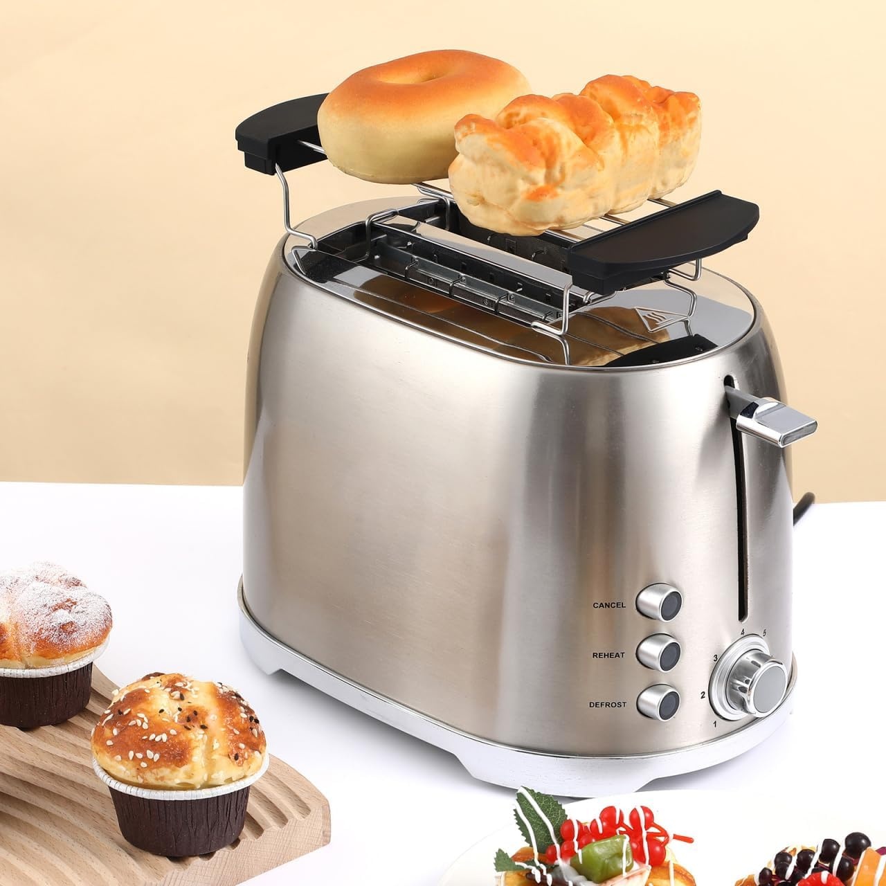 Broodrooster Grill & Warmhoudrooster - Roestvrij Staal | 28% Korting!