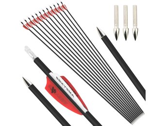 Carbon Pijlen 32" 1000 Spine - 12 Stuks (29% Korting!)