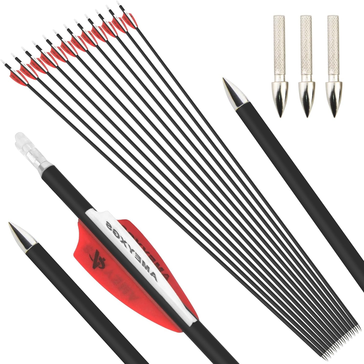 Carbon Pijlen 32" 1000 Spine - 12 Stuks (29% Korting!)