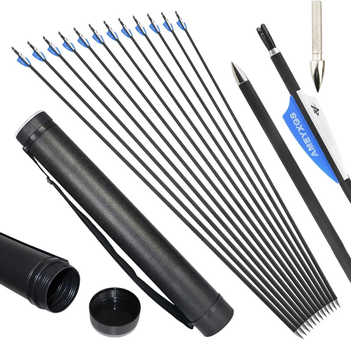 Carbon Pijlen 32" 1000 Spine - 12 Stuks (29% Korting!)