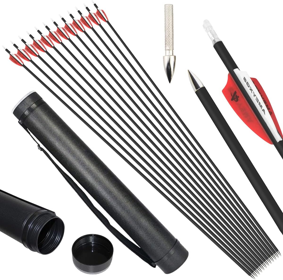 Carbon Pijlen 32" 1000 Spine - 12 Stuks (29% Korting!)