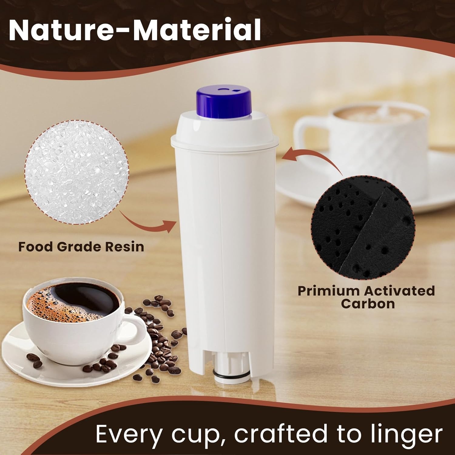 Waterfilters 6 stuks | Korting 57% | Compatibel met De'Longhi