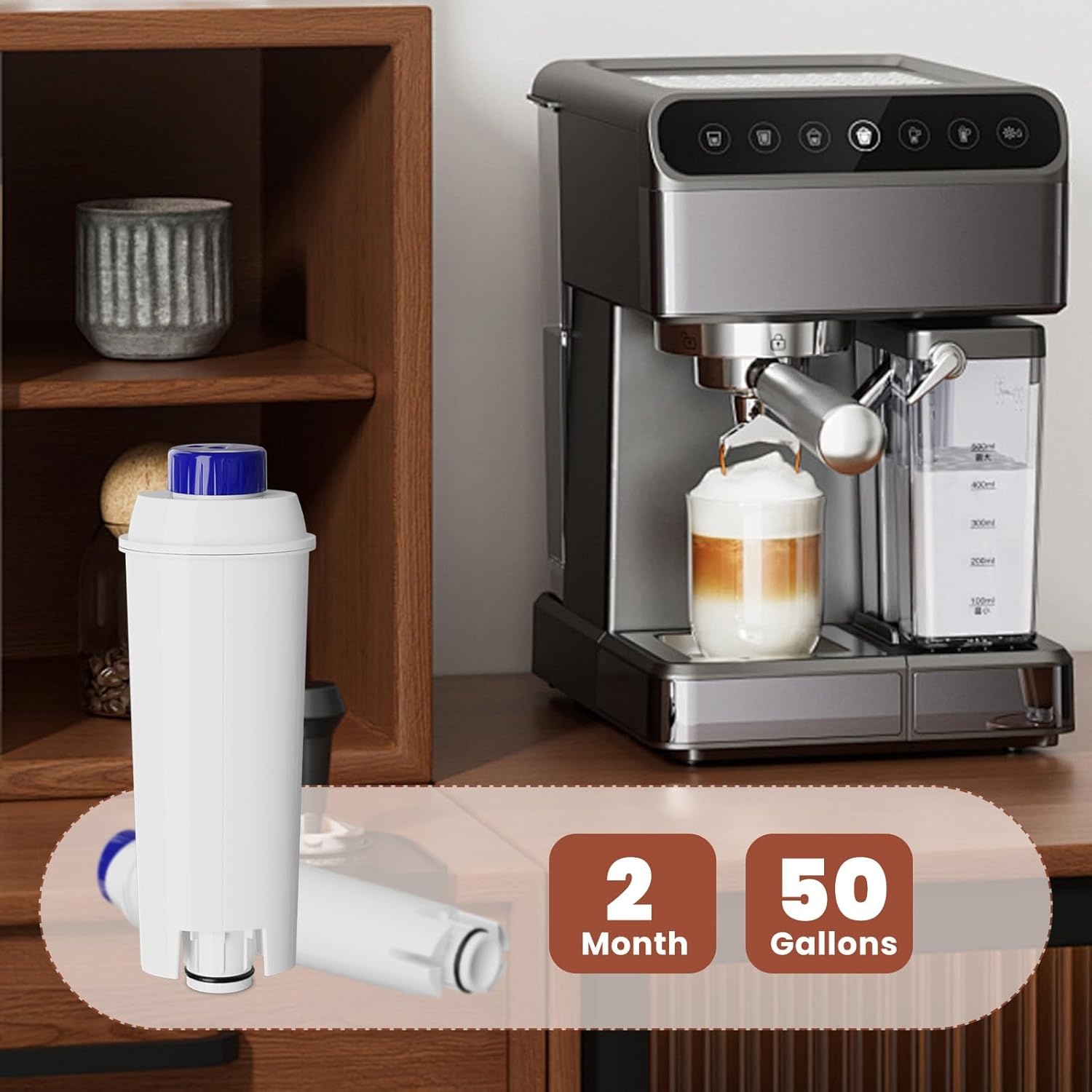 Waterfilters 6 stuks | Korting 57% | Compatibel met De'Longhi