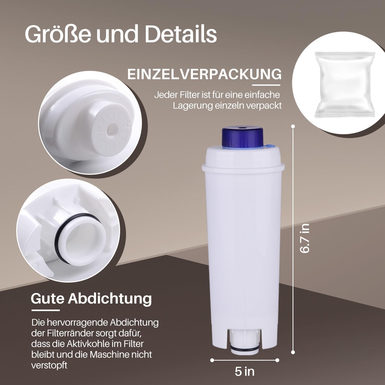 Waterfilters 6 stuks | Korting 57% | Compatibel met De'Longhi