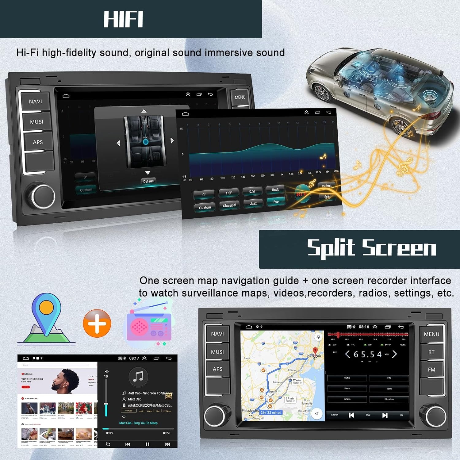 Android Autoradio VW T5/Touareg met 30% Korting