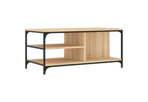 Salontafel 100x50x45 cm Bewerkt Hout Sonoma Eiken (51% Korting)
