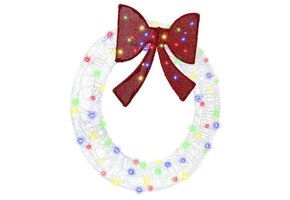 Moderne Acryl Krans met LED-verlichting (90 cm) - 67% Korting