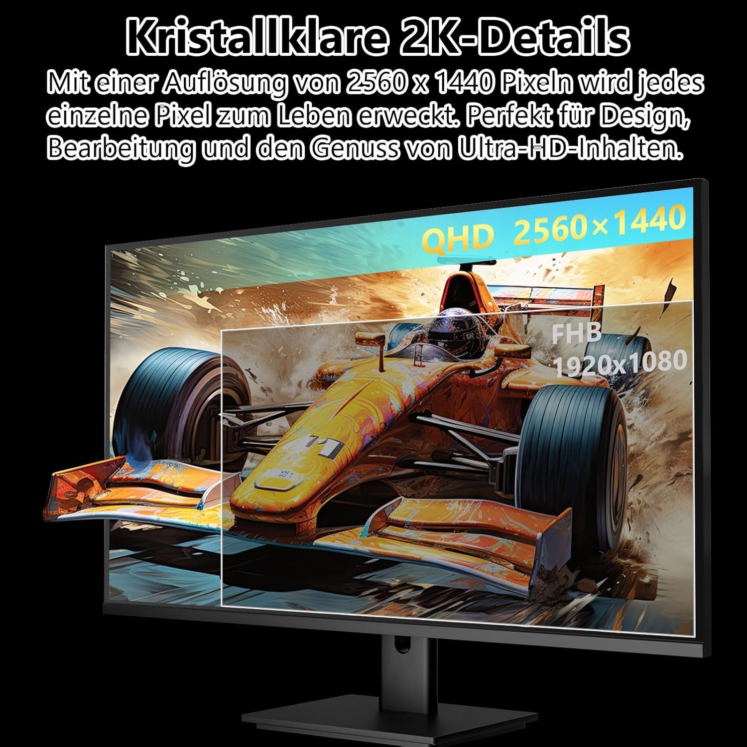 24" 2K QHD 100Hz Gaming Monitor met Touch - 30% Korting