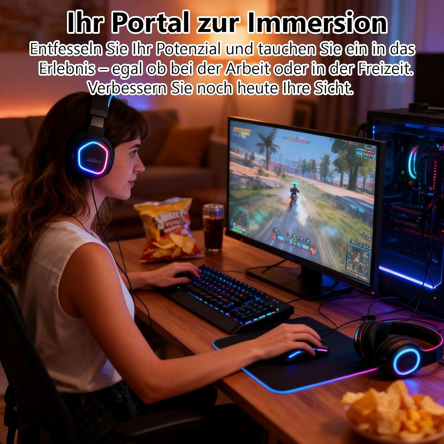 24" 2K QHD 100Hz Gaming Monitor met Touch - 30% Korting