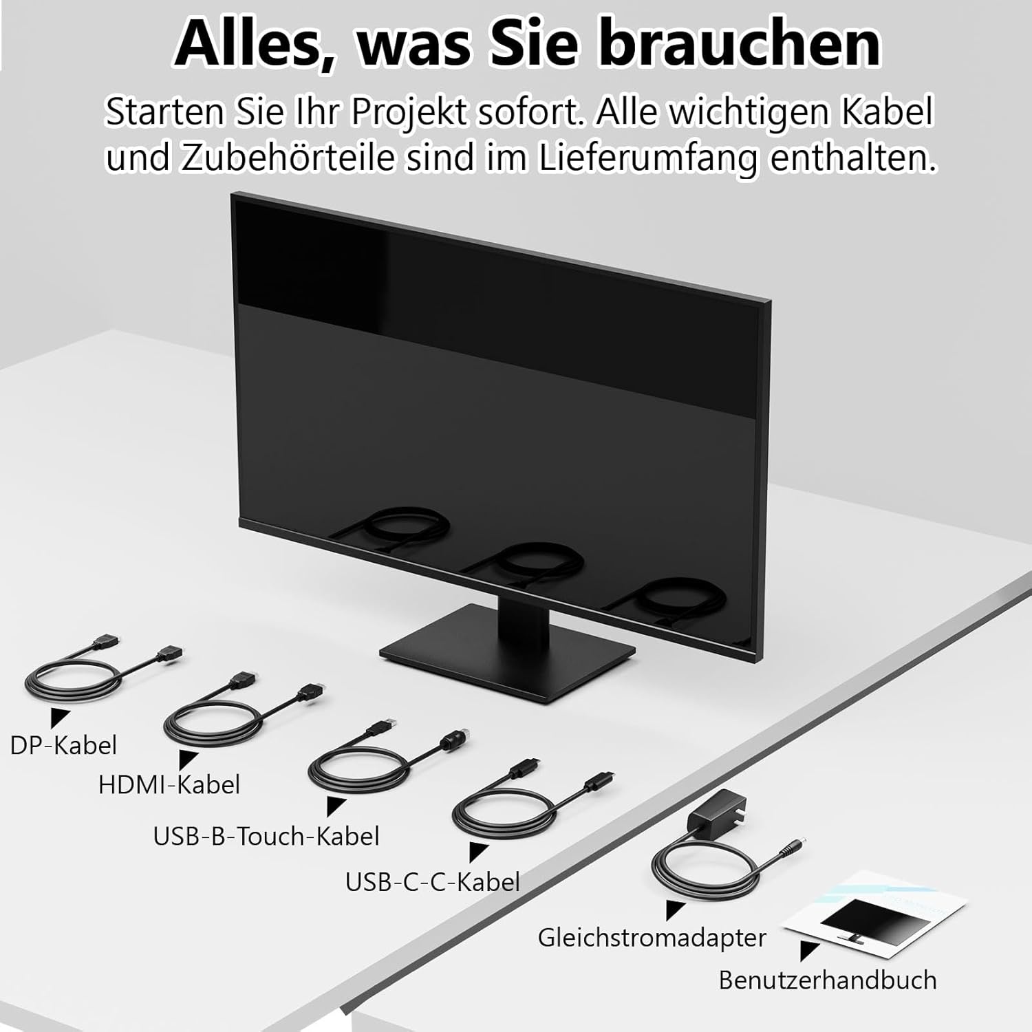 24" 2K QHD 100Hz Gaming Monitor met Touch - 30% Korting